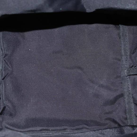 BURBERRY Nova Check Blue Label Hand Bag Nylon Beige Auth kk225 - Picture 11 of 16